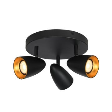Italux Tino SPL-36748-3R-BK-GD Spotlámpa 3x10W/GU10 IP20