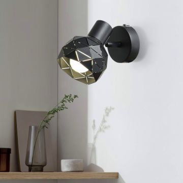 Light Prestige Reus LP-8069/1WS BK Spotlámpa 1x40W/E14 IP20