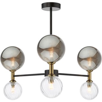 Dar Lighting Takara TAK0654-03-24 Plafonlámpa 6x20w/g9 ip20
