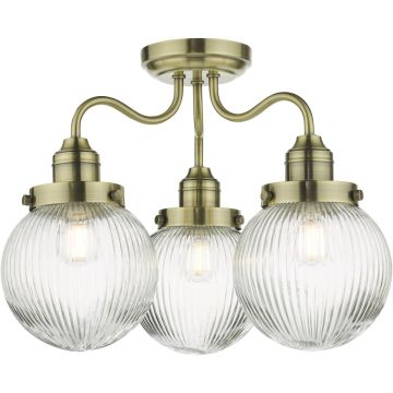 Dar Lighting Tamara TAM5375-IP44 Plafonlámpa 3x40w/e14 ip44