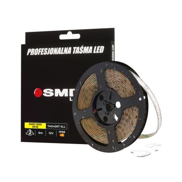 SMD LED PROline TAS4267SLL LED szalag 120x12W/m/LED 3000K 1300 lm/m IP66