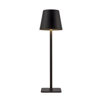 Italux Atlis TB-2821-BK Asztali lámpa 1x5W/LED 3000K-6500K 300lm IP54