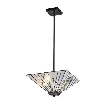 Kichler Alderley TF-ALDERLEY-F-P Függőlámpa 2x60W/E27 IP20