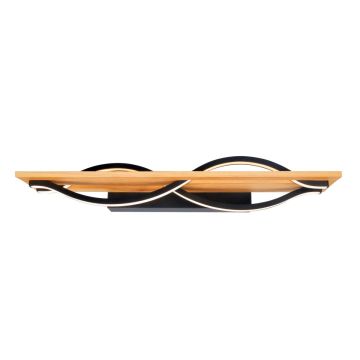 Italux Conato WL-23848-30W-BK-GD Fali lámpa 2x14W/LED 3000K 530lm IP20