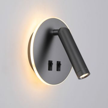 Italux Furla WL-53742-1-GR Fali lámpa 2x8W/LED 3000K 516lm IP20