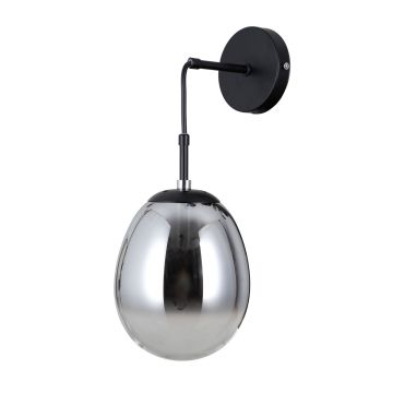 Italux Meolo WL-40825-1-BK Fali lámpa 1x40W/E14 IP20