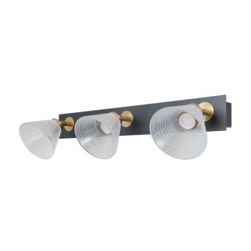 Italux Orella WL-34393-3-BK-HBR Fali lámpa 3x12W/LED 3000K 750lm IP20