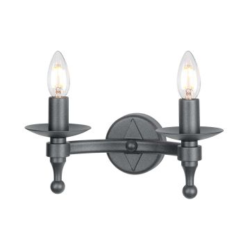 Elstead Lighting WARWICK WR2-GRAPHITE Fali lámpa 2x60W/E14