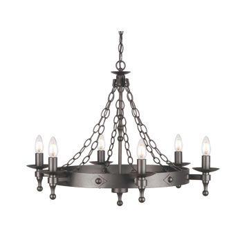 Elstead Lighting WARWICK WR6-GRAPHITE Csillár 6x60W/E14