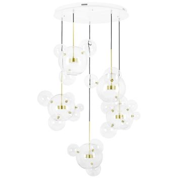 King Home CAPRI DISC XCP9148-5A Függőlámpa 10x7W/LED 3000K IP20