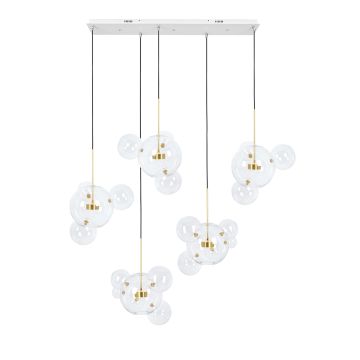 King Home CAPRI LINE XCP9148-5B Függőlámpa 10x7W/LED 3000K IP20