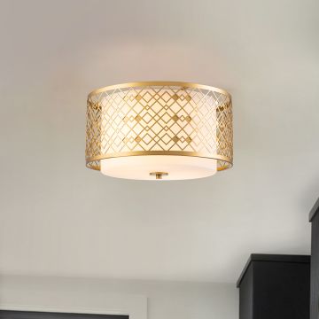Elstead Lighting Ziggy ZIGGY-F-M-LG Süllyesztett mennyezeti lámpa 2x60 W/E27