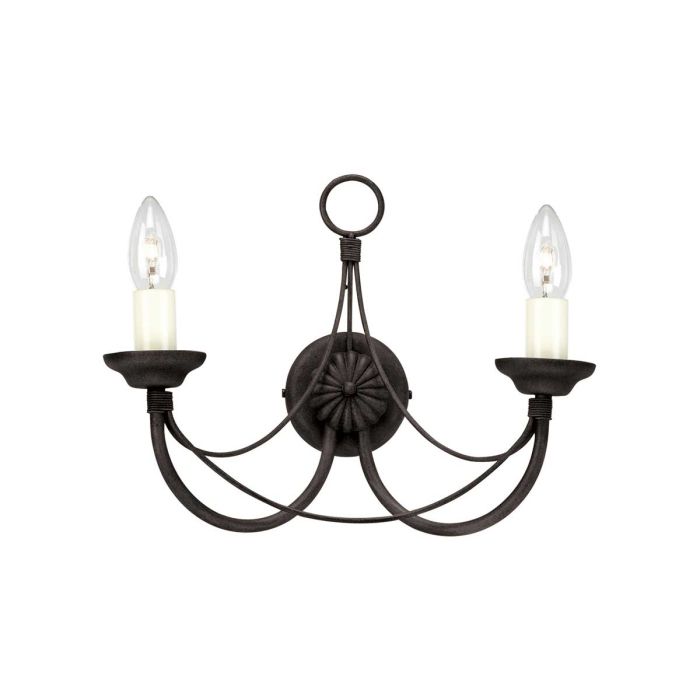 Elstead Lighting-CARISBROOKE-CB2-BLACK-ELSCB2-BLACK