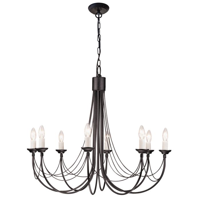 Elstead Lighting-CARISBROOKE-CB8-BLACK-ELSCB8-BLACK