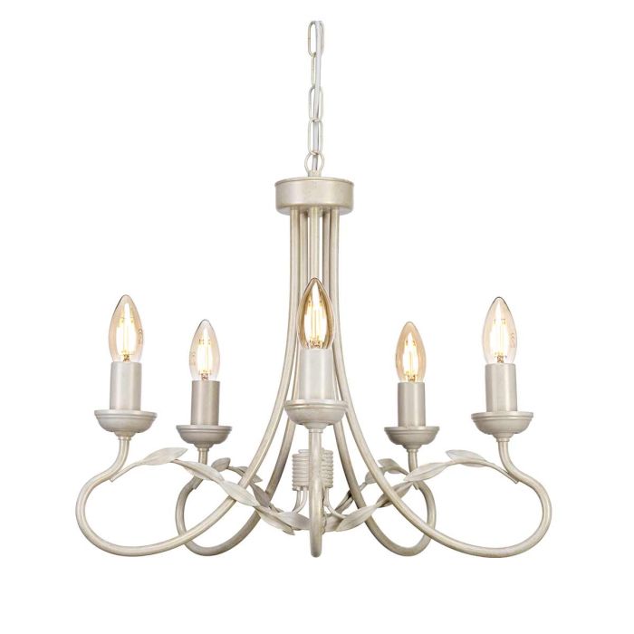 Elstead Lighting-OLIVIA-OV5-IVORY-GOLD-ELSOV5-IVORY-GOLD