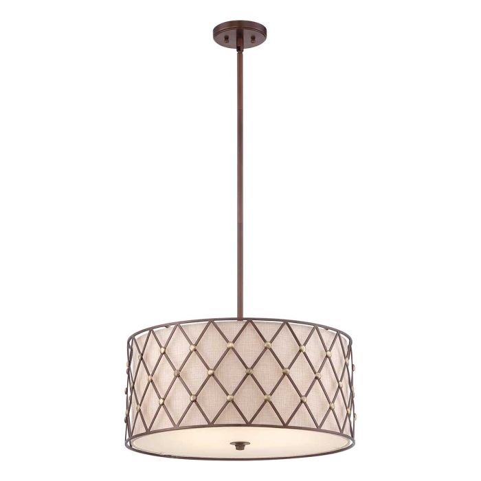 Quoizel-BROWN LATTICE-QZ-BROWN-LATTICE-P-L-ELSQZBROWNLATTICEPL