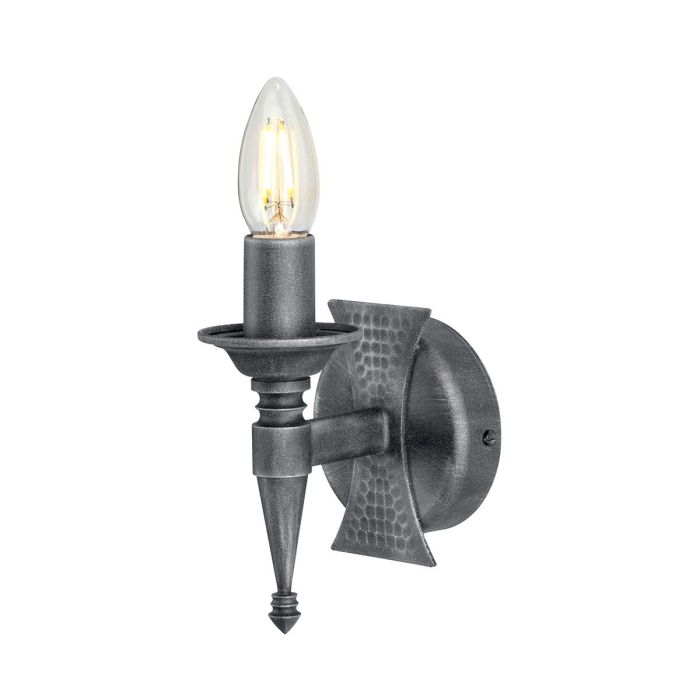 Elstead Lighting-SAXON-SAX1-BLK-SIL-ELSSAX1-BLK-SIL